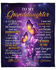 Butterfly-Im Proud Of You Grandma-To-Granddaughter Fleece Blanket - 50" x 60" thumbnail