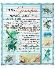 Never Forget That I Love U-Turtle- GM-To-Grandson Fleece Blanket - 50" x 60" front