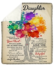 Daughter Promise Love You For The Rest My Sunshine Sherpa Fleece Blanket tile