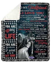 Never Forget That I Love U Boyfriend To Girlfriend Sherpa Fleece Blanket tile