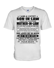 I Am A Lucky Son-In-Law Have Awesome Mother-In-Law V-Neck T-Shirt thumbnail