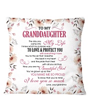 To My Granddaughter Square Pillowcase front
