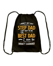 I Set Out To Be The Best Dad Drawstring Bag thumbnail