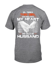 My Heart Only Beats For Wife Was Born In January Classic T-Shirt back
