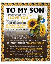 Never Forget That I Love Sunflower Mom To Son Fleece Blanket - 50" x 60" front