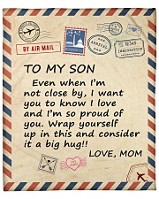 I Am So Proud Of You Mom To Son Fleece Blanket - 50" x 60" front