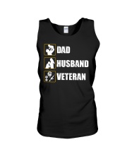 Dad Husband Veteran Unisex Tank tile