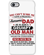 U Can't Scare Me I Have A Awesome Dad To Son Phone Case tile