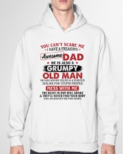 U Can't Scare Me I Have A Awesome Dad To Son Hooded Sweatshirt garment-hooded-sweatshirt-front-04