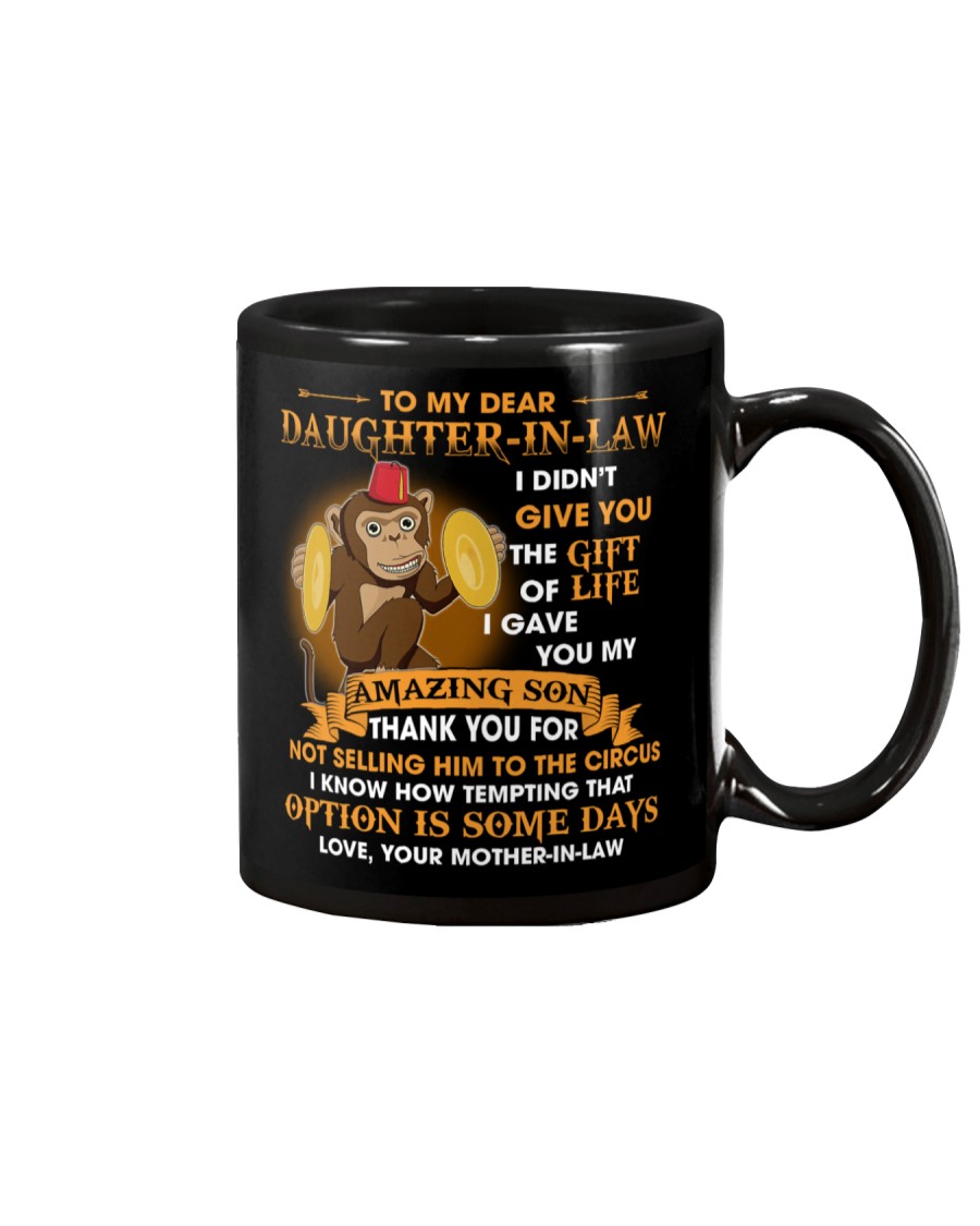 To My Dear Daughter-In-Law From Mother-in-law Mug