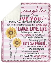 Never Forget I Love You Mom To Daughter Sherpa Fleece Blanket - 50" x 60" thumbnail