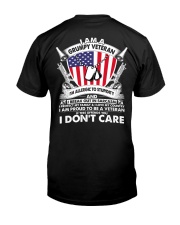 I am a grumpy veteran Classic T-Shirt back