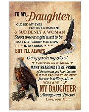I Closed My Eyes For But A Moment Mom To Daughter Vertical Poster tile