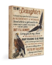 I Closed My Eyes For But A Moment Mom To Daughter Gallery Wrapped Canvas Prints tile