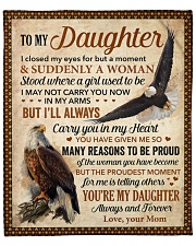 I Closed My Eyes For But A Moment Mom To Daughter Fleece Blanket - 50" x 60" front