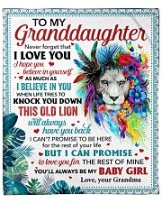 Never Forget That I Love U GM To Granddaughter Fleece Blanket - 50" x 60" front