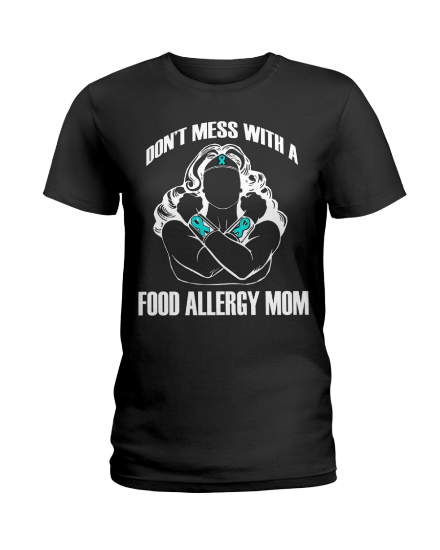 Gits for Mom Don't Mess with a Food Allergy Mom-Be Ladies T-Shirt