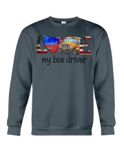 LOVE my bus driver Crewneck Sweatshirt tile