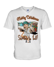 Merry Christmas Sh V-Neck T-Shirt tile