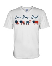 Love your herd V-Neck T-Shirt tile