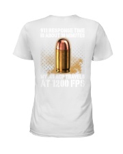 My 45 acp travels Ladies T-Shirt tile