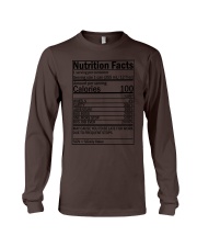 Nutrition Facts Bus Driver Long Sleeve Tee tile