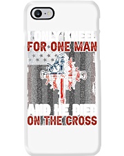 I only kneel for one man on the cross Phone Case tile