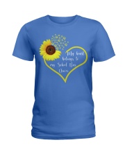 My Heart Belongs To My School Bus Driver Ladies T-Shirt tile