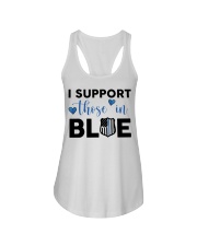I SUPPORT THOSE IN BLUE Ladies Flowy Tank tile