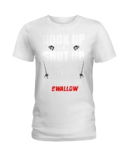 Hook up or shut up Ladies T-Shirt tile