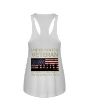 United states veteranration date Ladies Flowy Tank tile