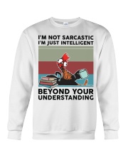 I'm not sarcastic Crewneck Sweatshirt tile