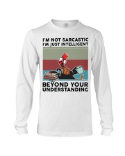 I'm not sarcastic Long Sleeve Tee tile