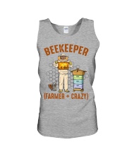 BEEKEEPER FARMER CRAZY Unisex Tank tile