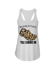 The party don't start 'til i croc in Ladies Flowy Tank tile