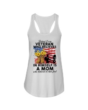 Behind every veteran Ladies Flowy Tank tile