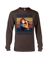 COVID VACCINATED 5 Long Sleeve Tee tile