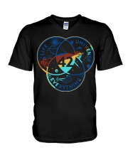 42 everything life better V-Neck T-Shirt tile