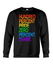 100 pride zero shame Crewneck Sweatshirt tile