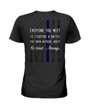 Everyone you meet Ladies T-Shirt tile