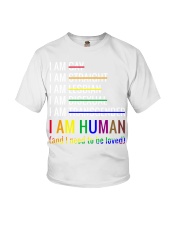 I am human and i need love Youth T-Shirt tile