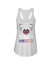 I am a us veteran Ladies Flowy Tank tile
