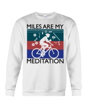 MILES ARE MY MEDITATION Crewneck Sweatshirt tile