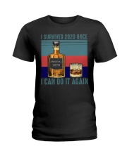 I SURVIVED 2020 ONCE Ladies T-Shirt tile