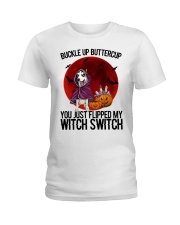 BUCKLE UP BUTTERCUP HUSKY Ladies T-Shirt tile