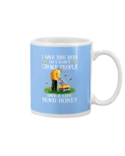 I Save the bees so i dont choke people Mug tile