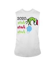 Grinch Hand Christmas Sleeveless Tee tile