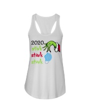Grinch Hand Christmas Ladies Flowy Tank tile