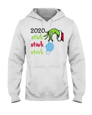 Grinch Hand Christmas Hooded Sweatshirt front