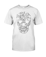 skull- cat Classic T-Shirt front
